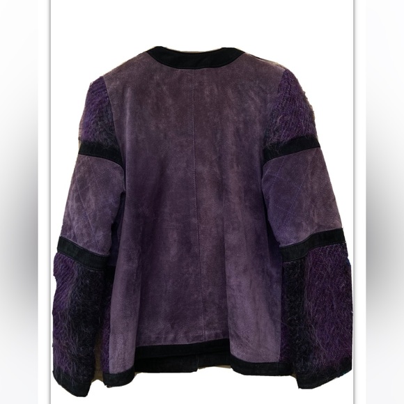 Rare Women's JINX SENIOR Handwoven Wool Suede Designer Jacket Colored - Picture 2 of 13